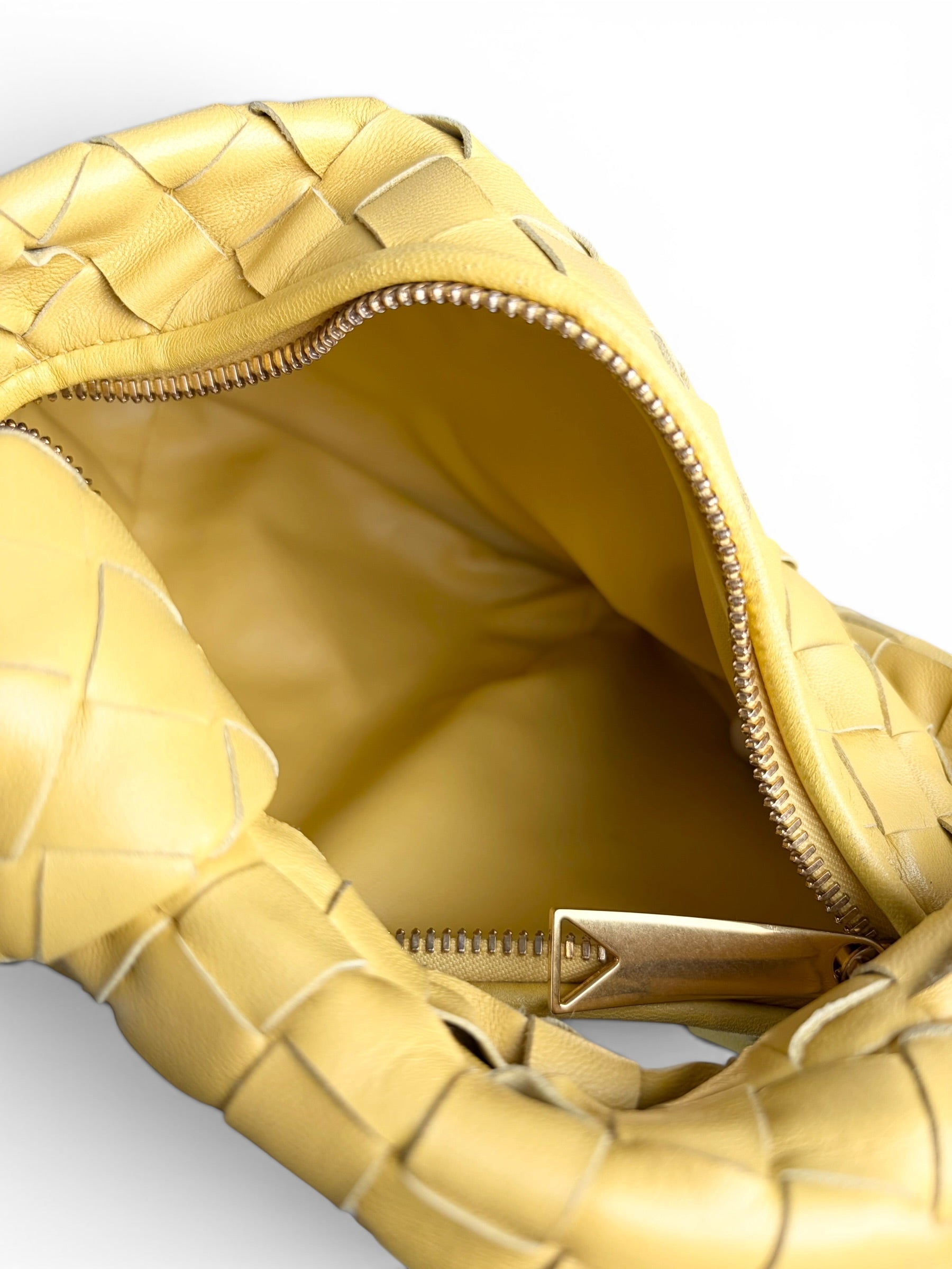 Bottega Veneta Yellow Intrecciato Mini Jodie