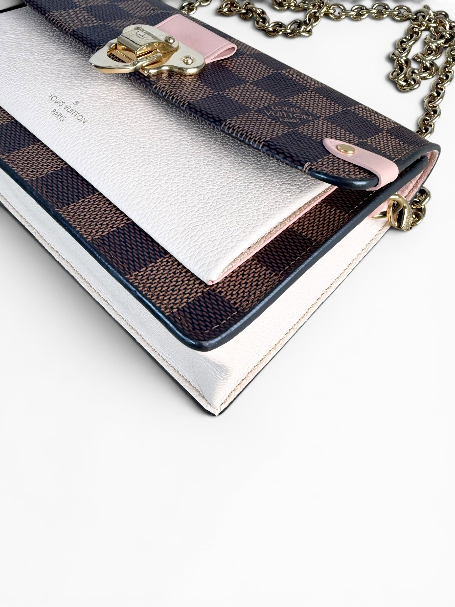 Louis Vuitton Damier Ebene Vavin Chain Wallet