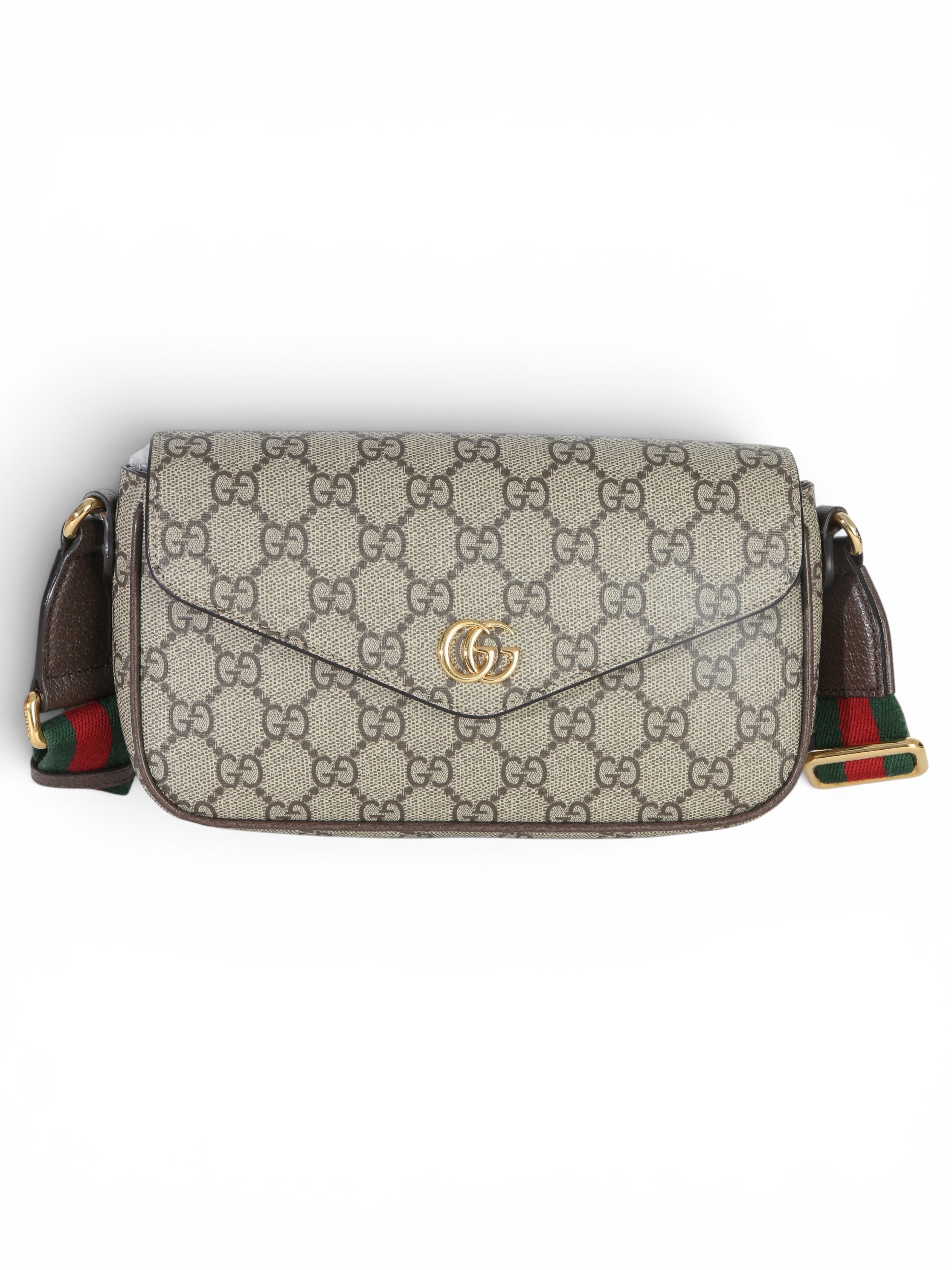 Gucci Supreme Monogram Mini Ophidia Envelope Bag