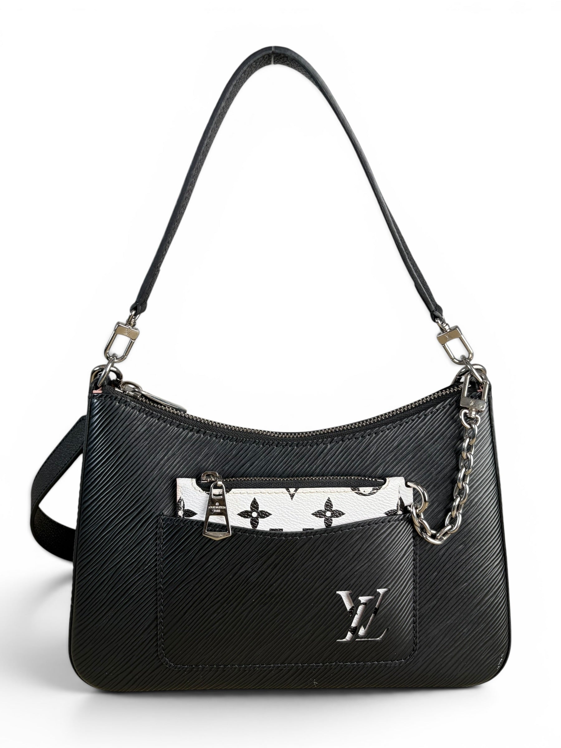 Louis Vuitton Black Epi Leather Marelle Two Way