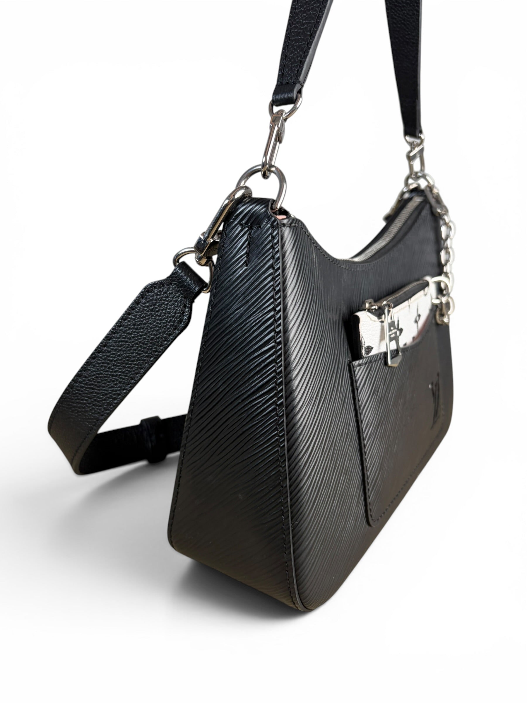 Louis Vuitton Black Epi Leather Marelle Two Way