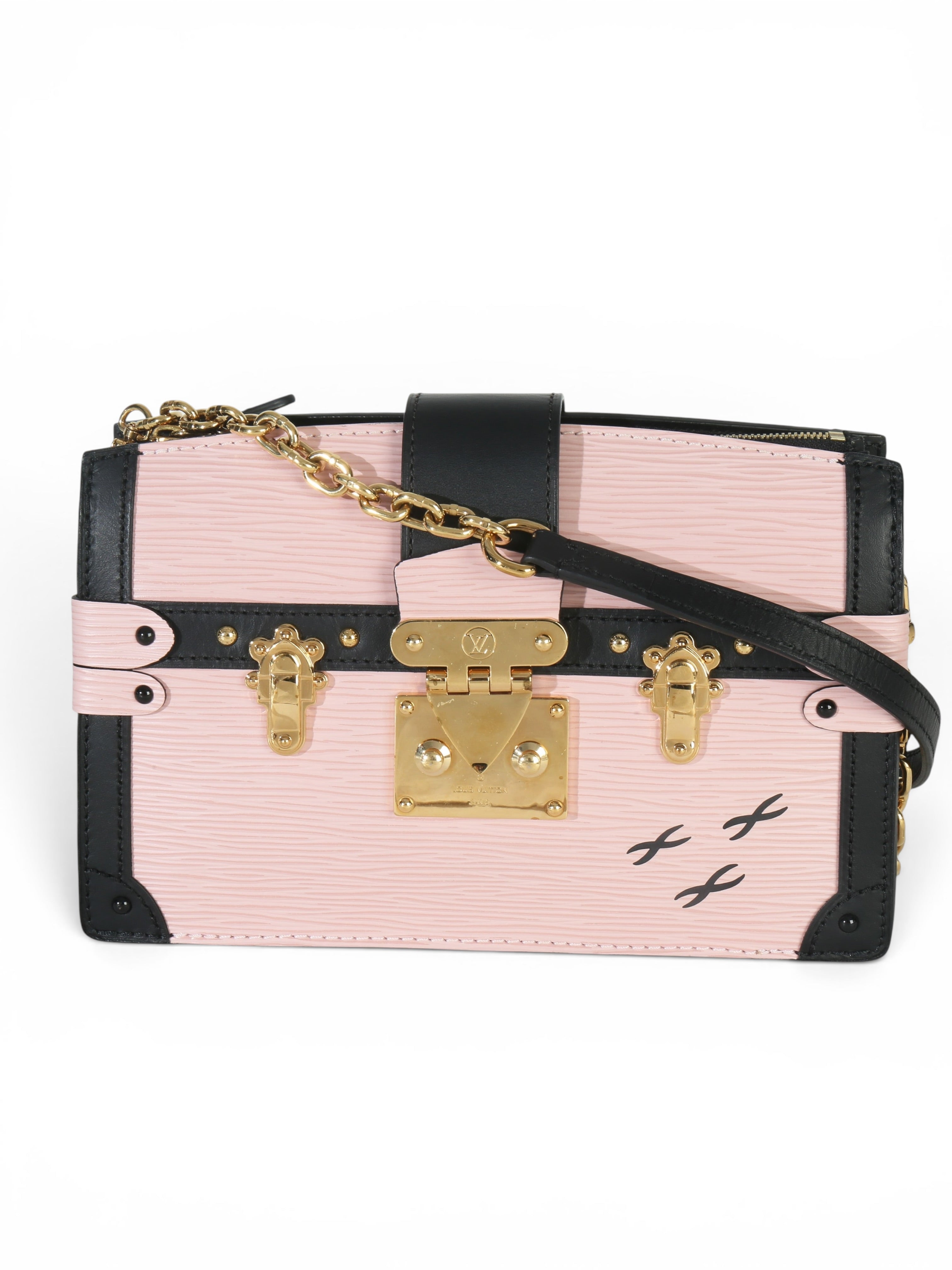 Louis Vuitton Rose Ballerine Epi Trunk Crossbody