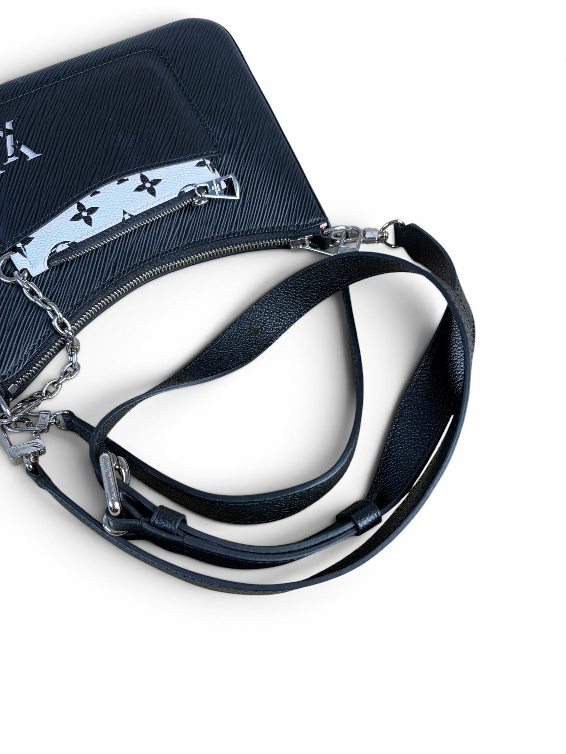 Louis Vuitton Black Epi Leather Marelle Two Way