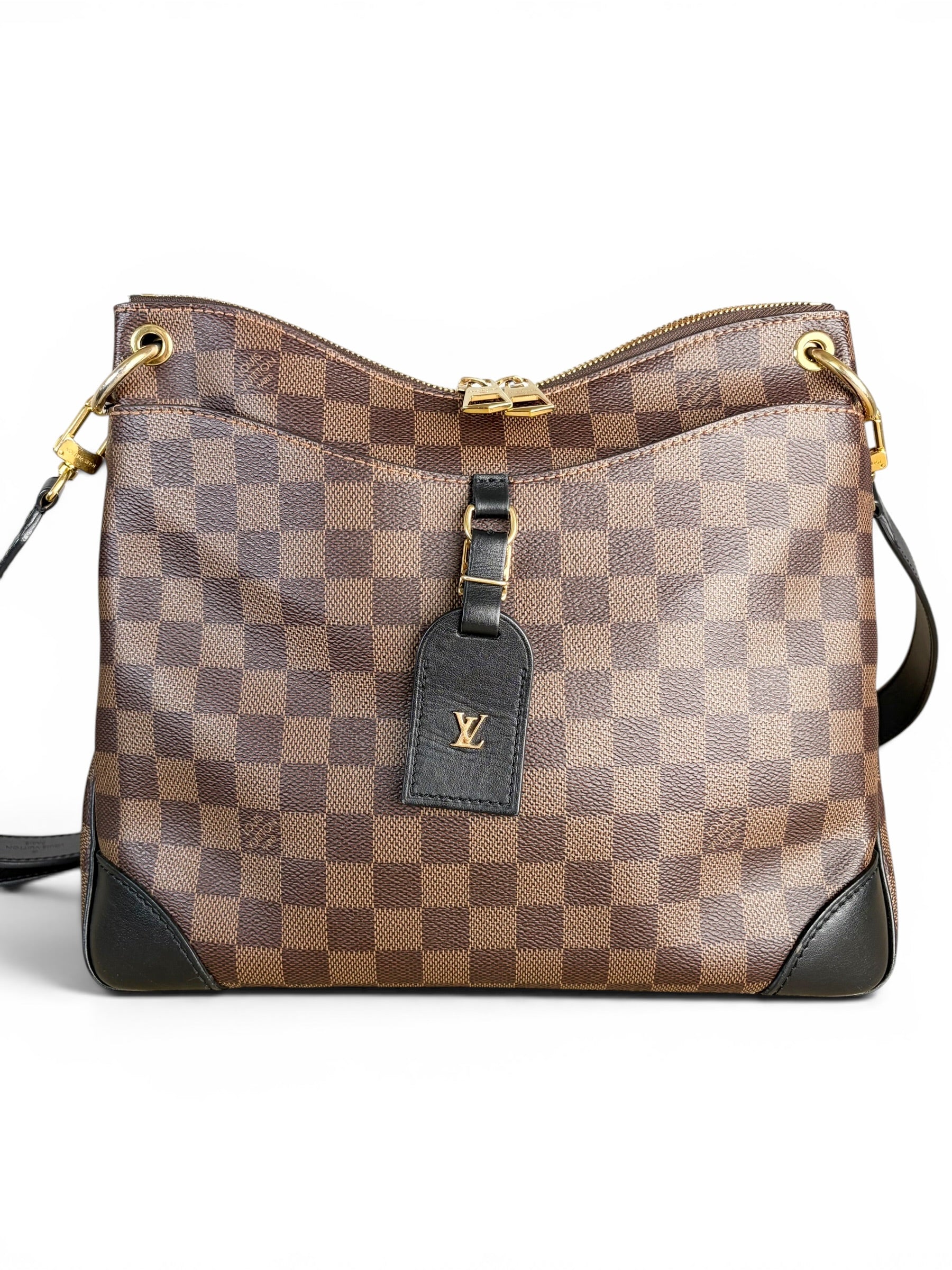 Louis Vuitton Black Damier Ebene Canvas Odeon MM