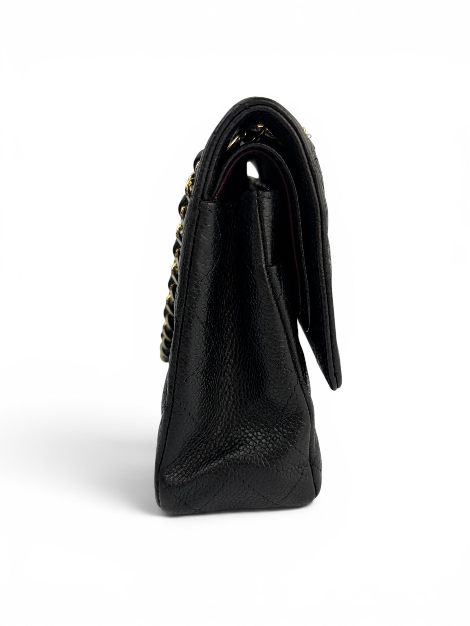 Chanel Black Caviar Medium Classic Flap