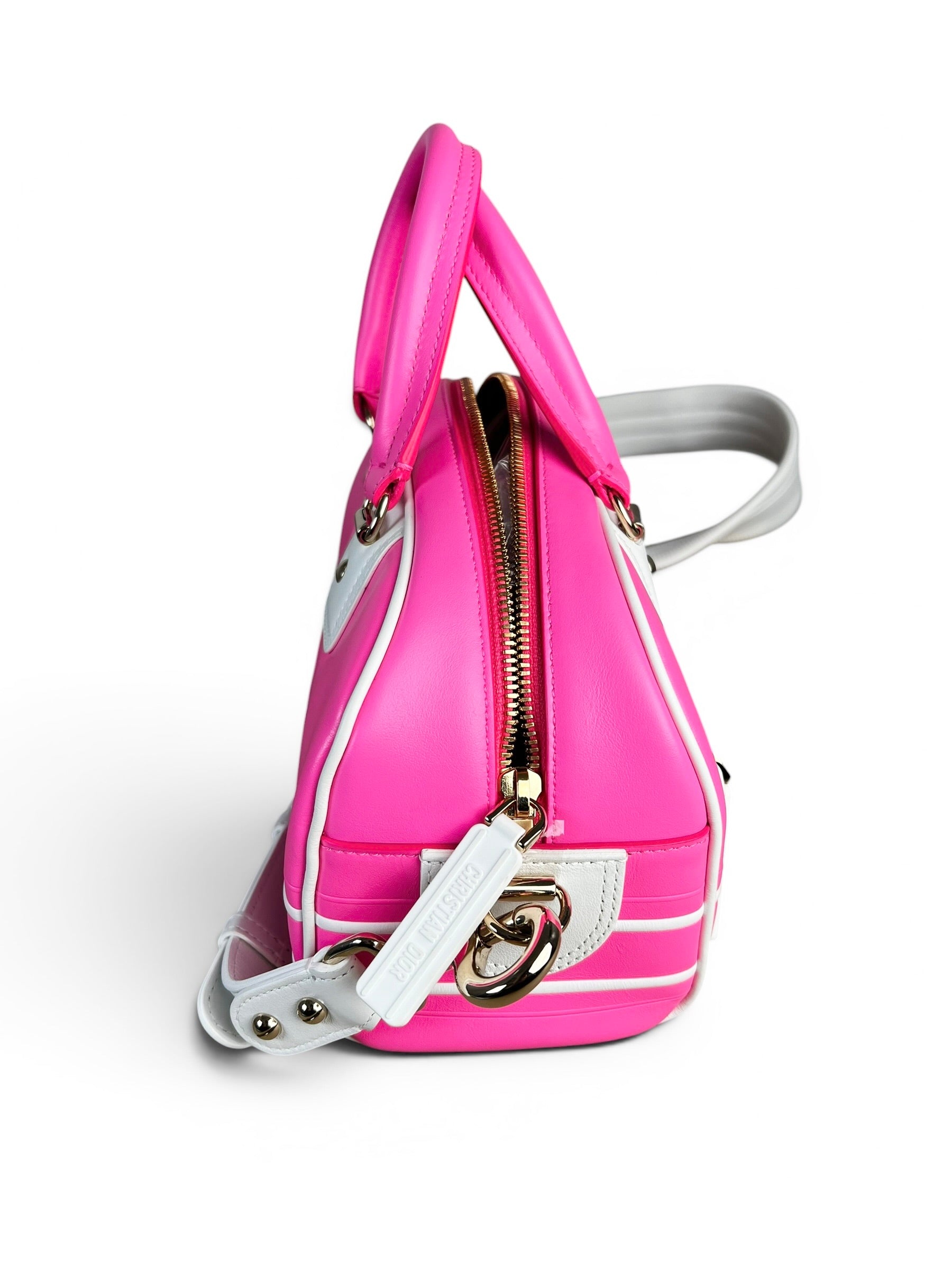 Dior Pink Dior Vibe Small Bowling Bag