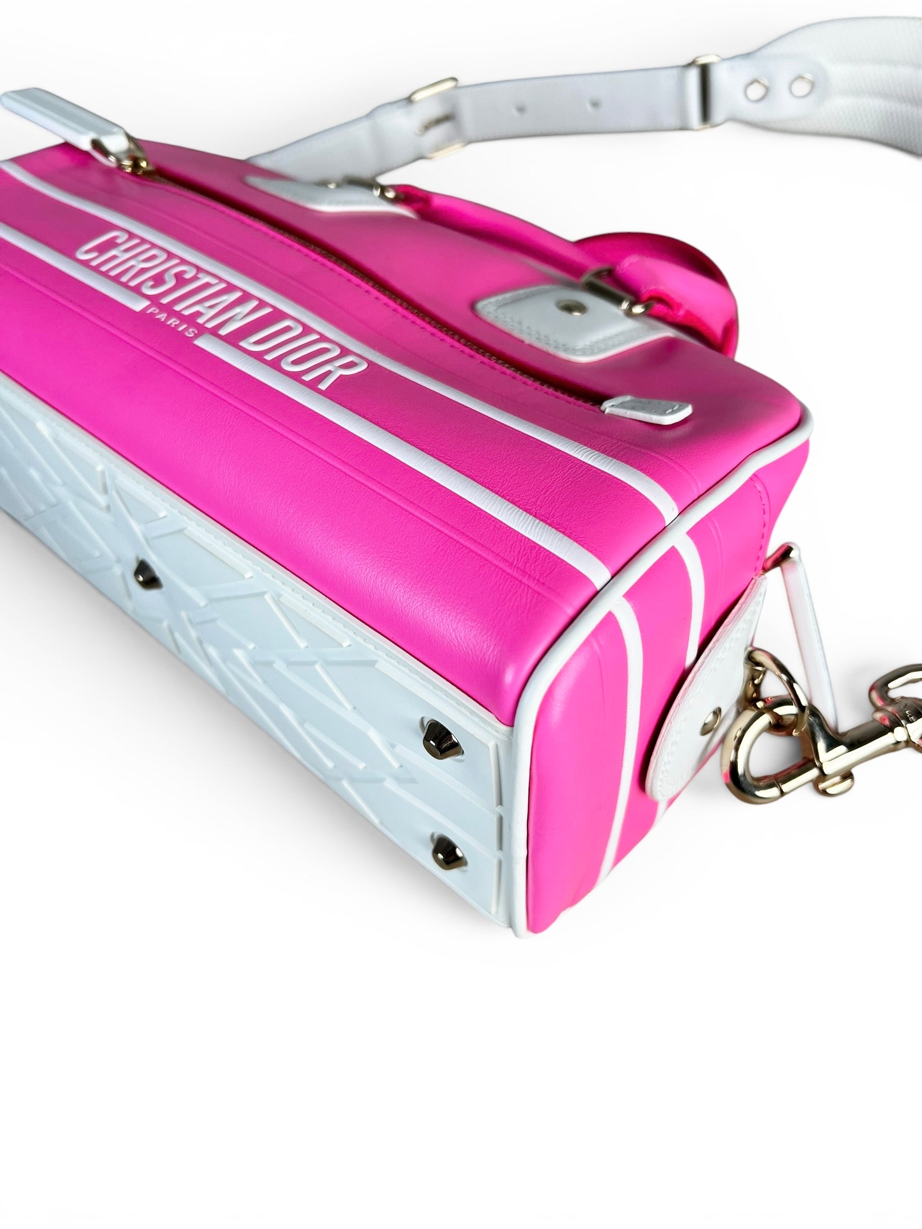 Dior Pink Dior Vibe Small Bowling Bag