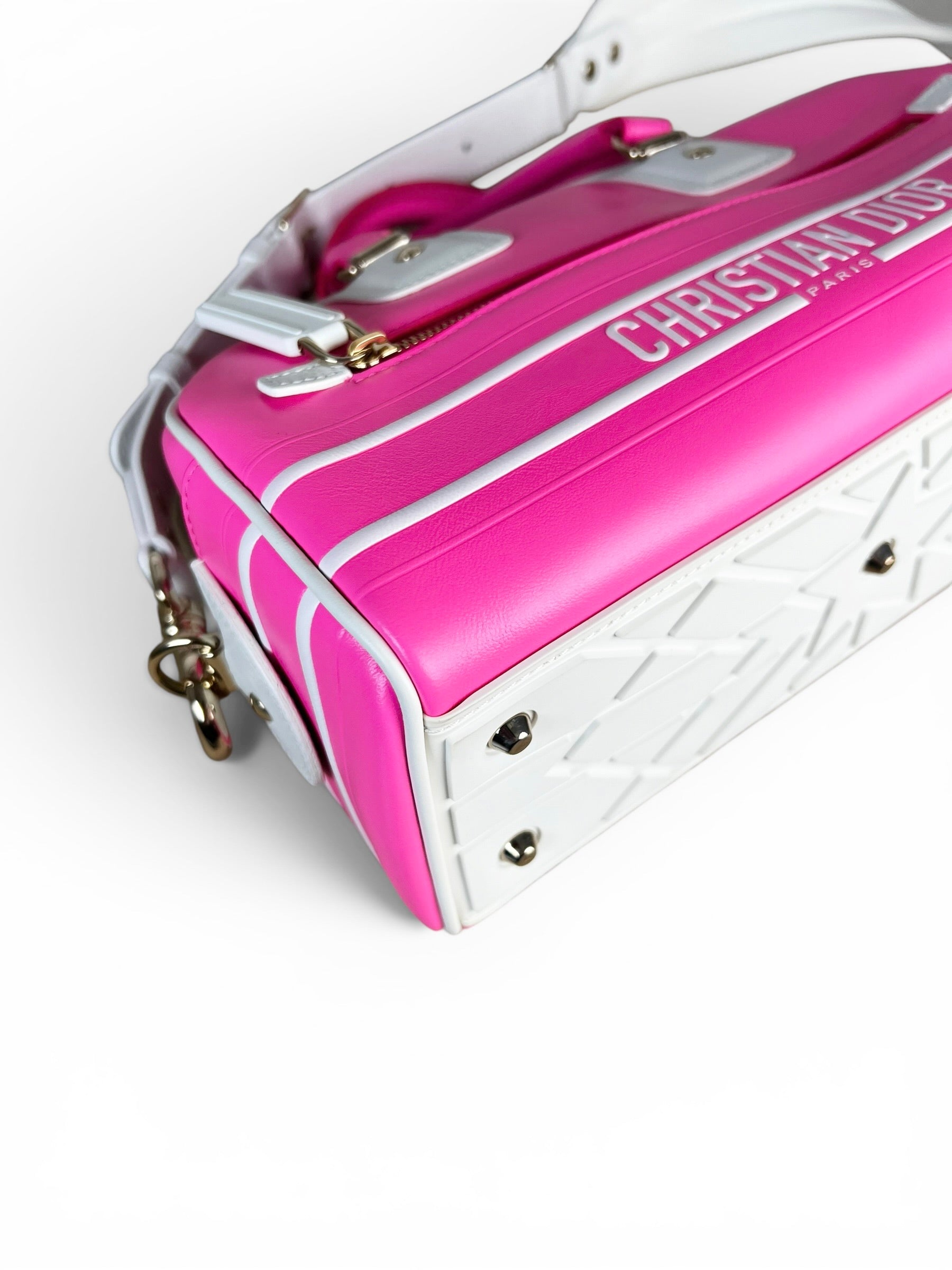 Dior Pink Dior Vibe Small Bowling Bag
