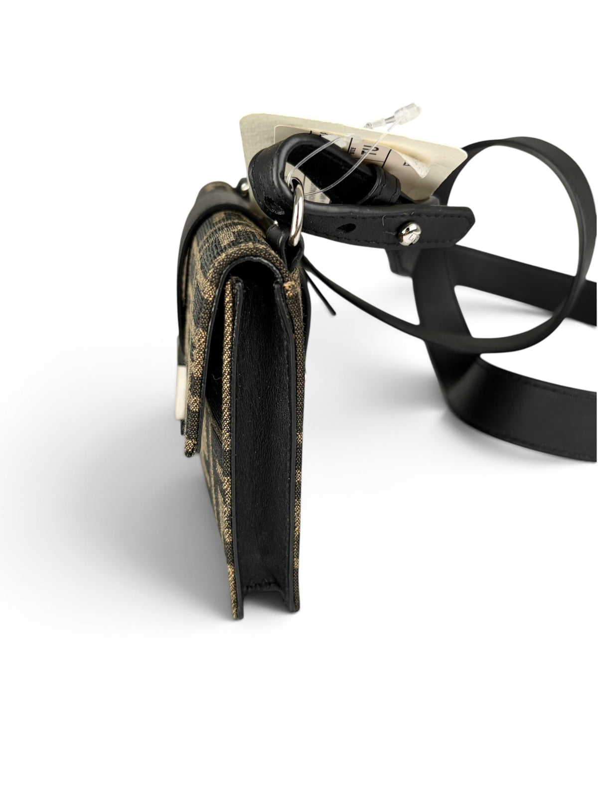 Fendi Jacquard Vitello Grace 1974 Baguette Belt Pouch