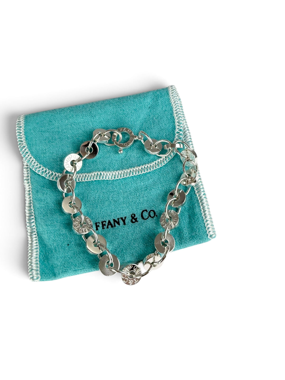 Tiffany & Co. Sterling Silver 1837 Circle Link Bracelet