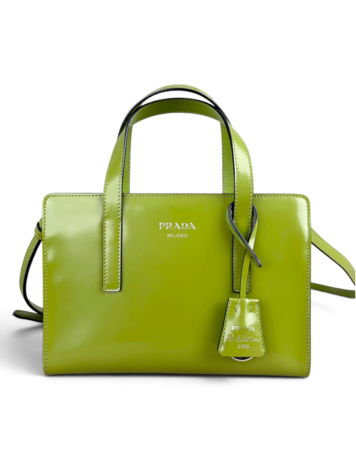 Prada Green Leather 1995 Mini Re-Edition