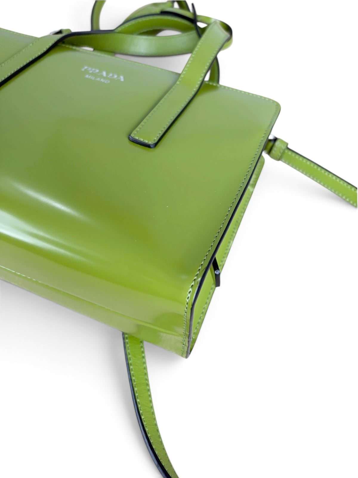 Prada Green Leather 1995 Mini Re-Edition