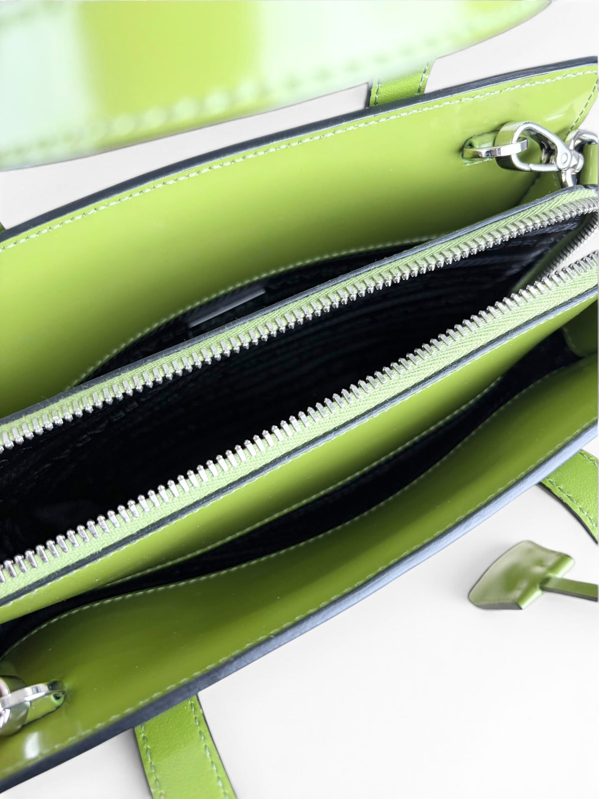 Prada Green Leather 1995 Mini Re-Edition