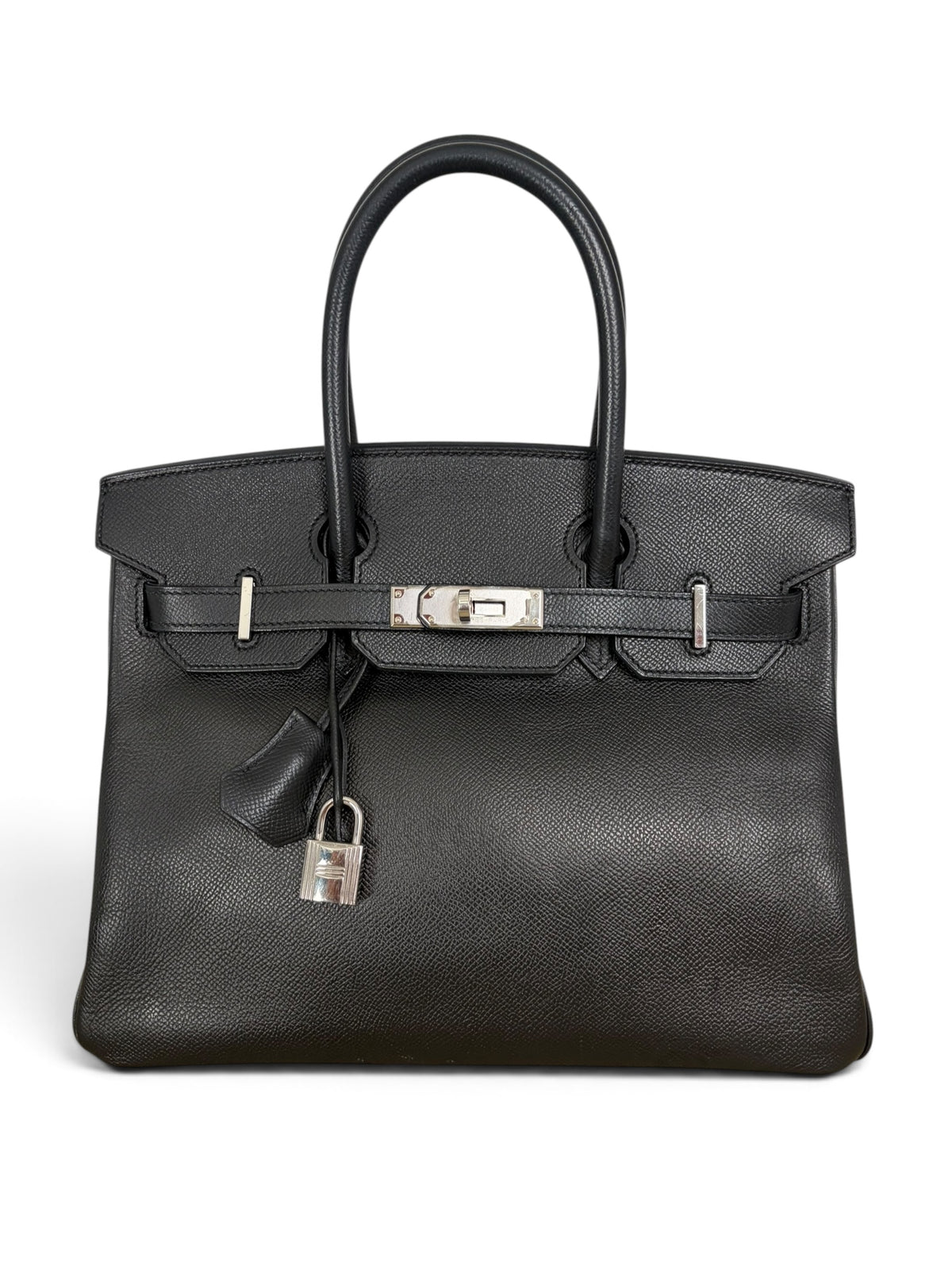 Hermes Black Epsom Birkin 30 PHW
