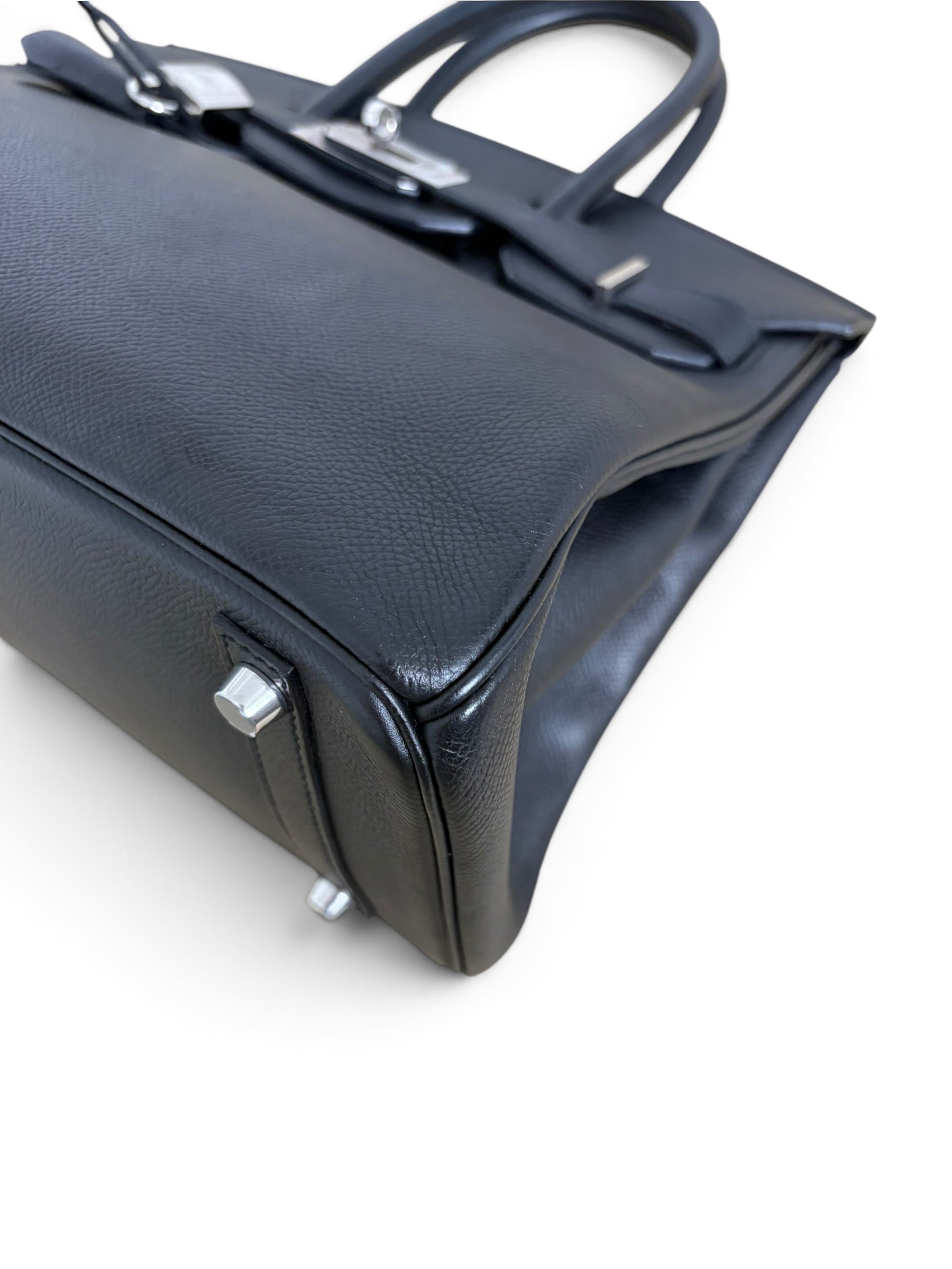 Hermes Black Epsom Birkin 30 PHW