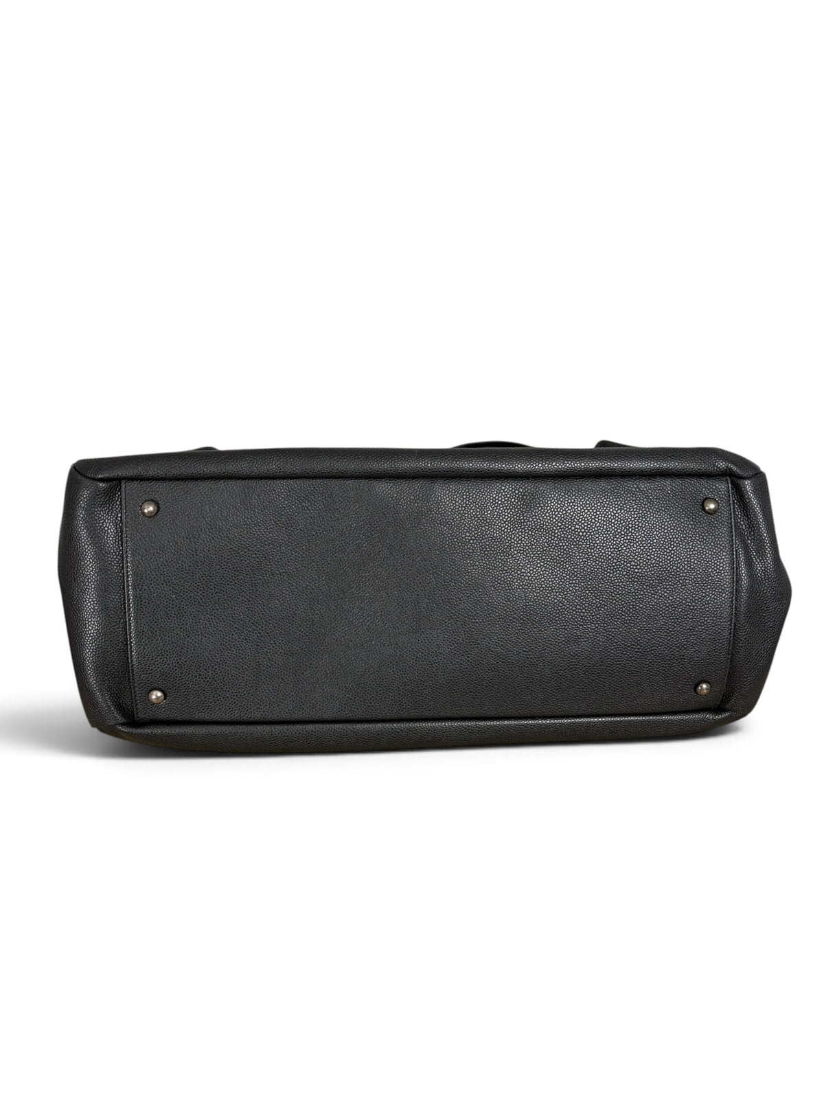 Chanel Dark Grey Caviar 31 Tote Large