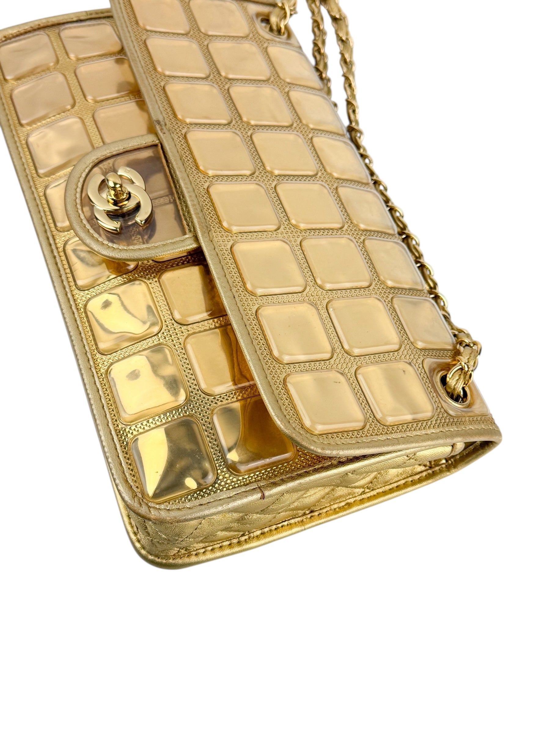 Chanel Ice Cube Flap Bag Quilted Vinyl