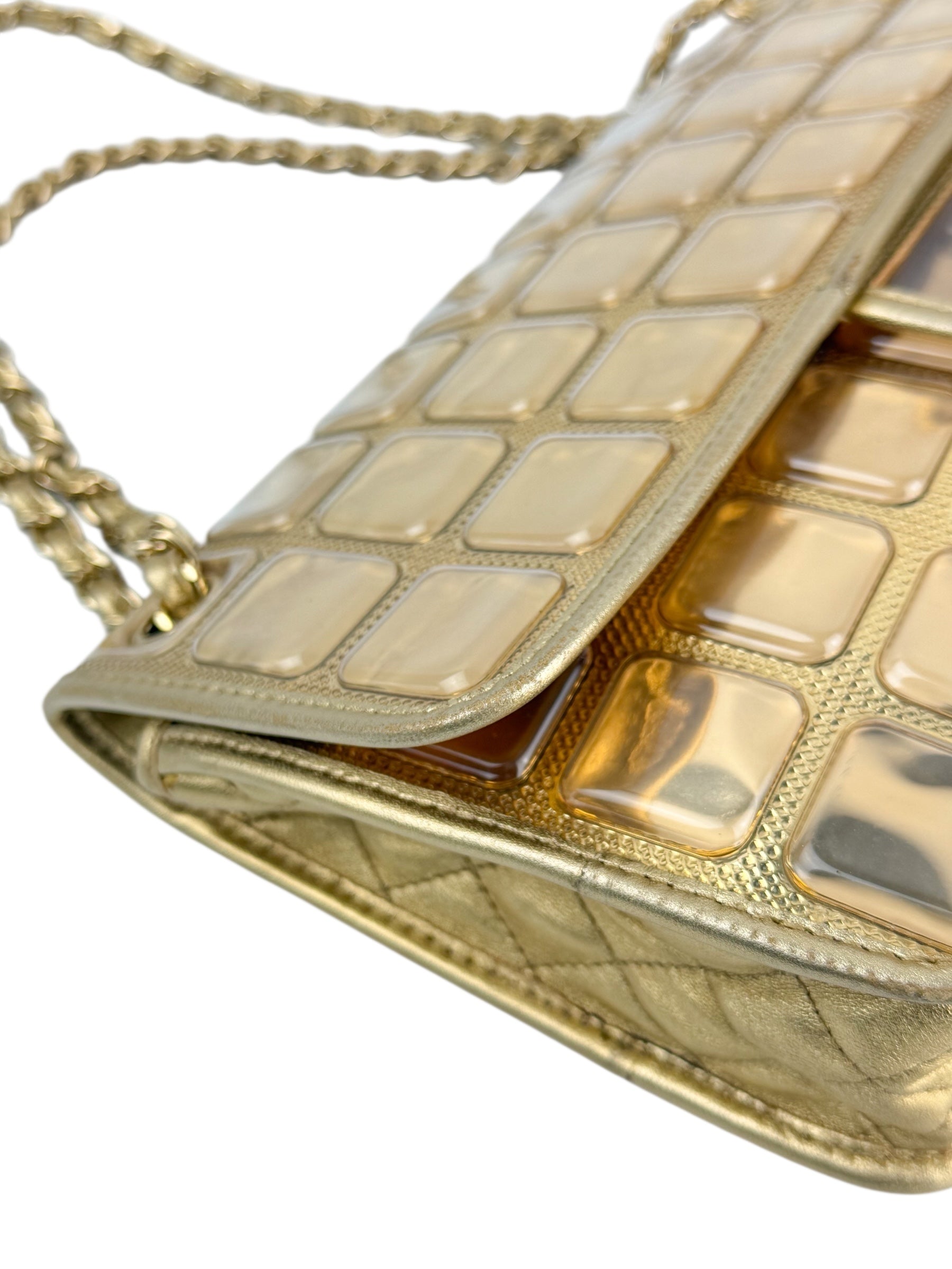 Chanel Ice Cube Flap Bag Quilted Vinyl