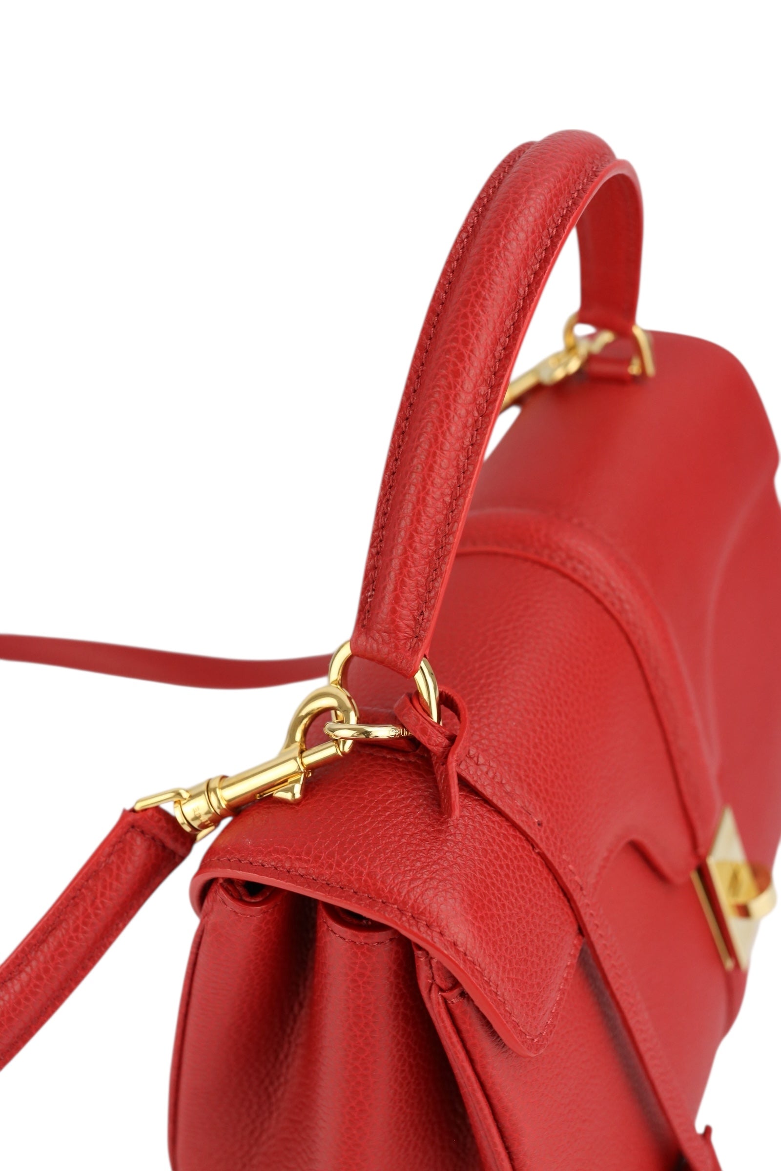 Celine 16 Red Calfskin Bag