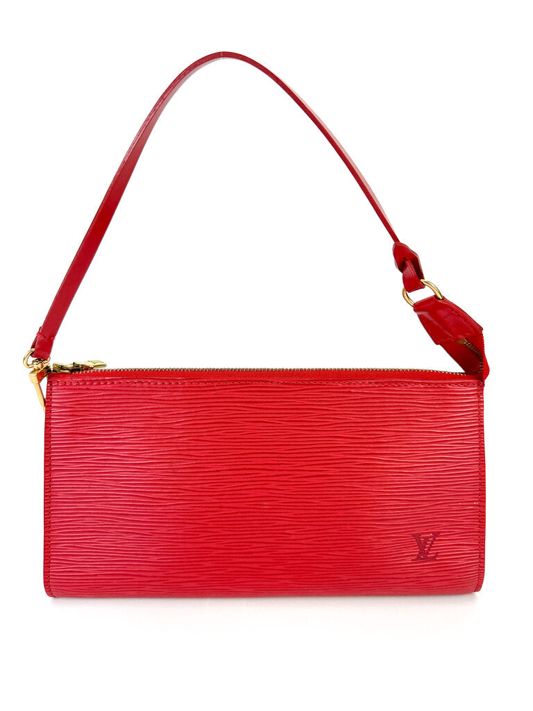 Louis Vuitton Red Epi Pochette Handbag – Season 2 Consign