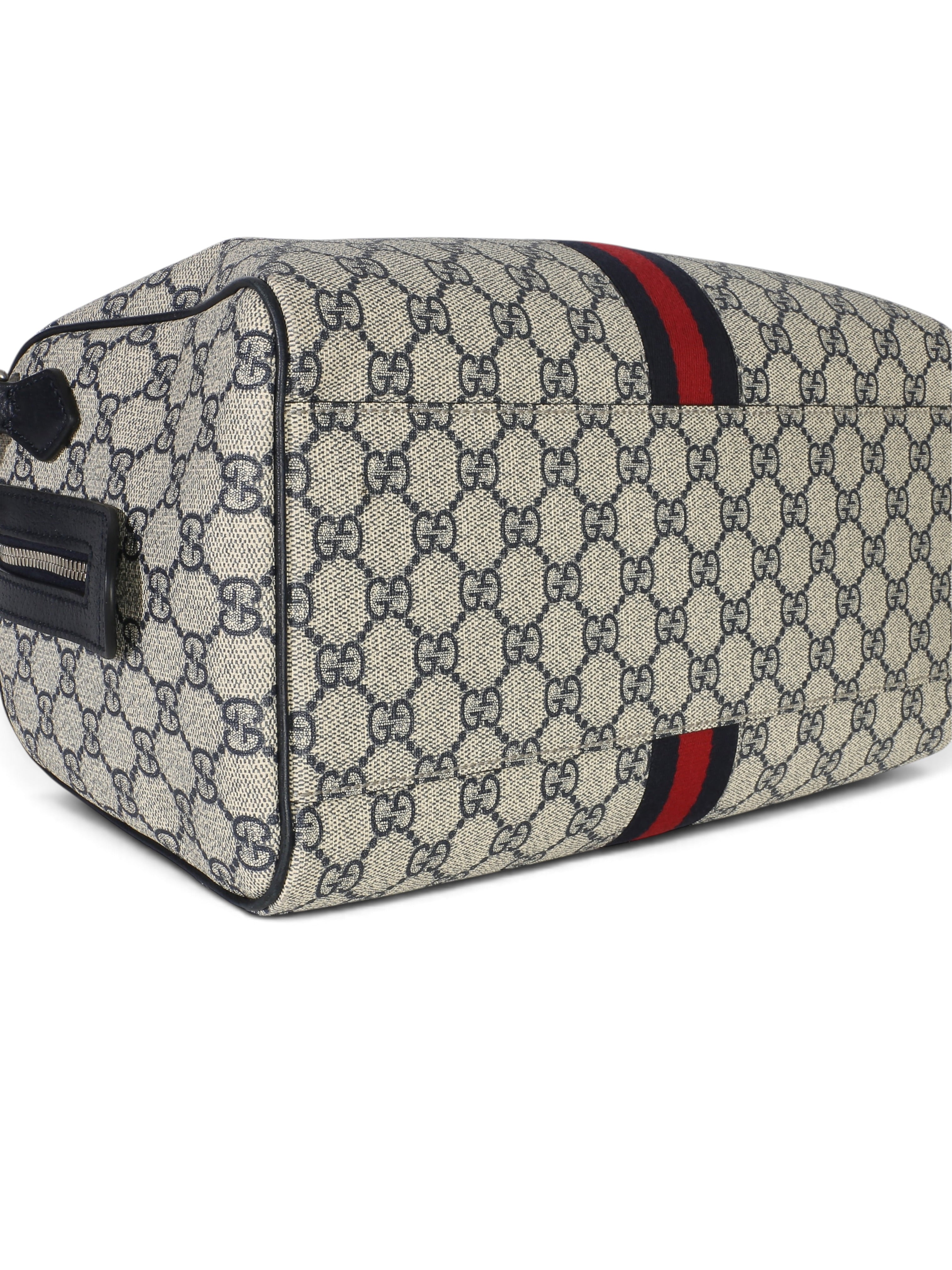 Gucci Monogram Medium Ophidia Boston Bag
