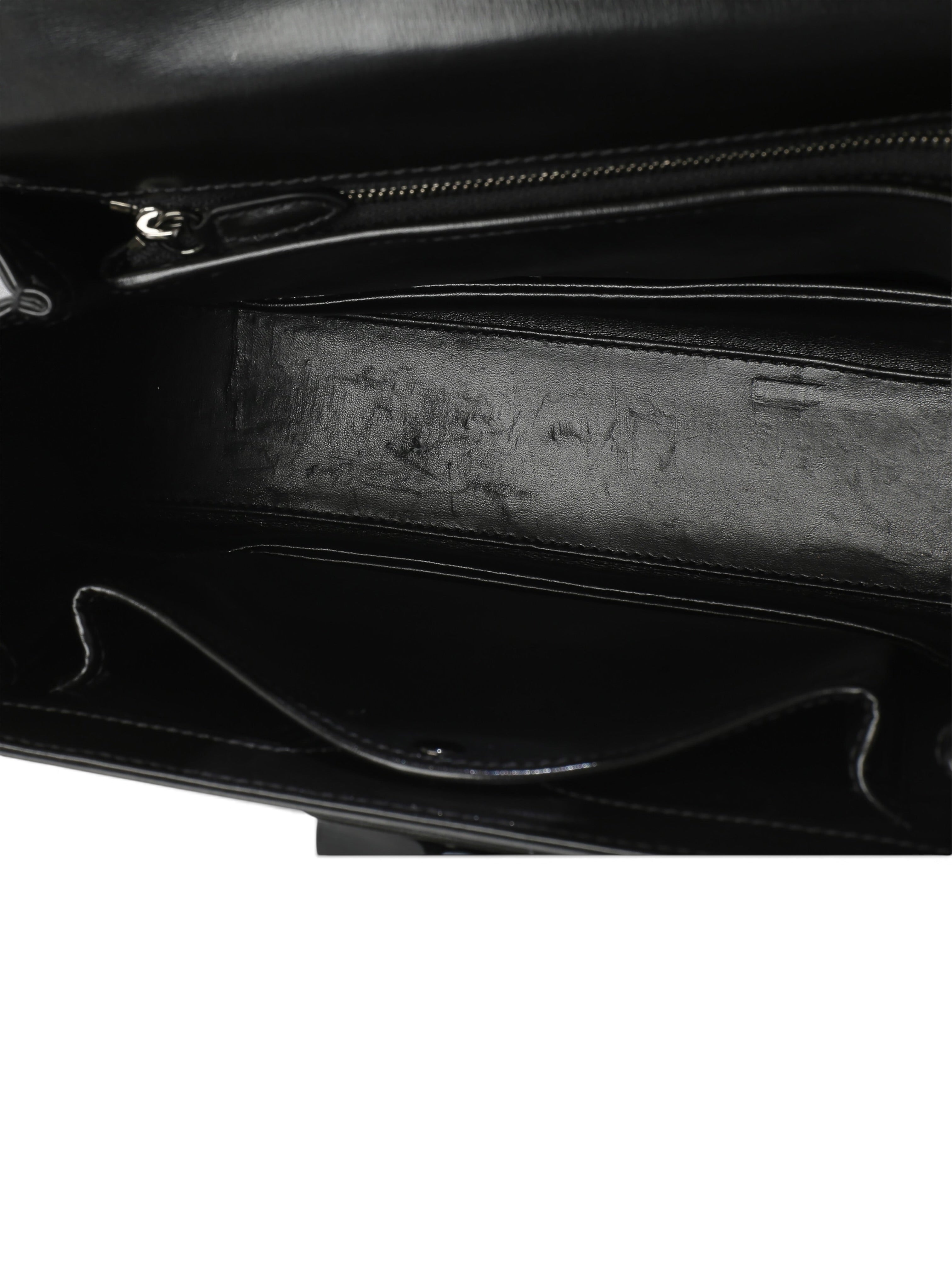 Gucci Black Monochromatic Medium Bamboo 1947 Top Handle