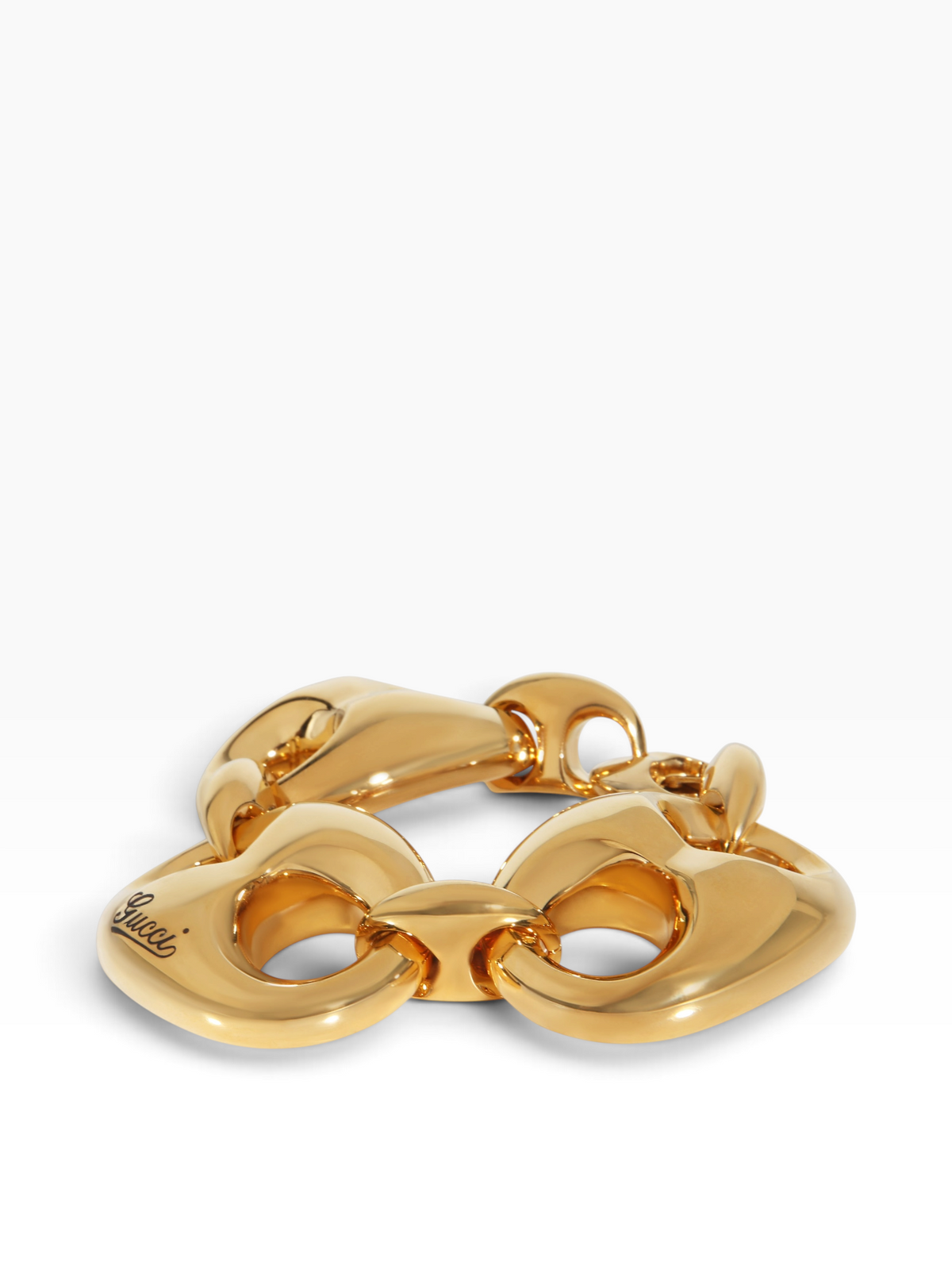 Gucci Gold-Plated Mariners Link Bracelet