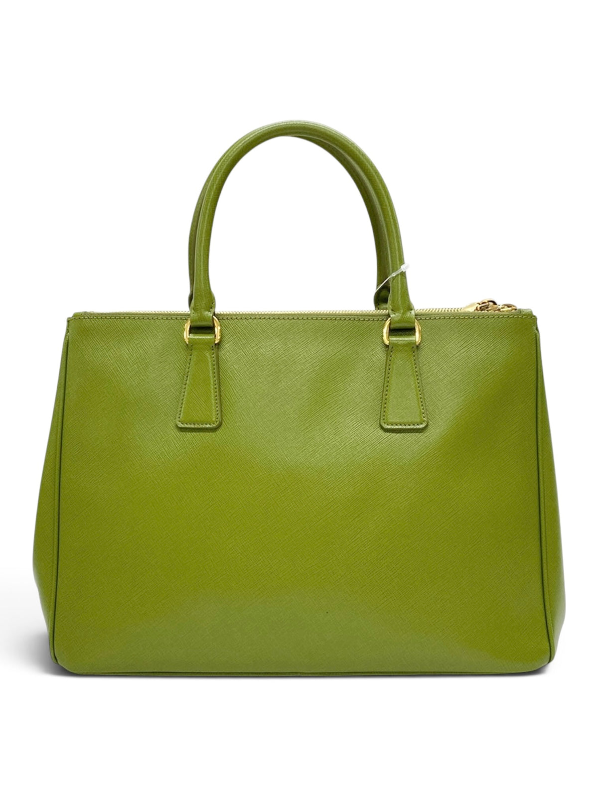 Prada Green Saffiano Lux Galleria Tote