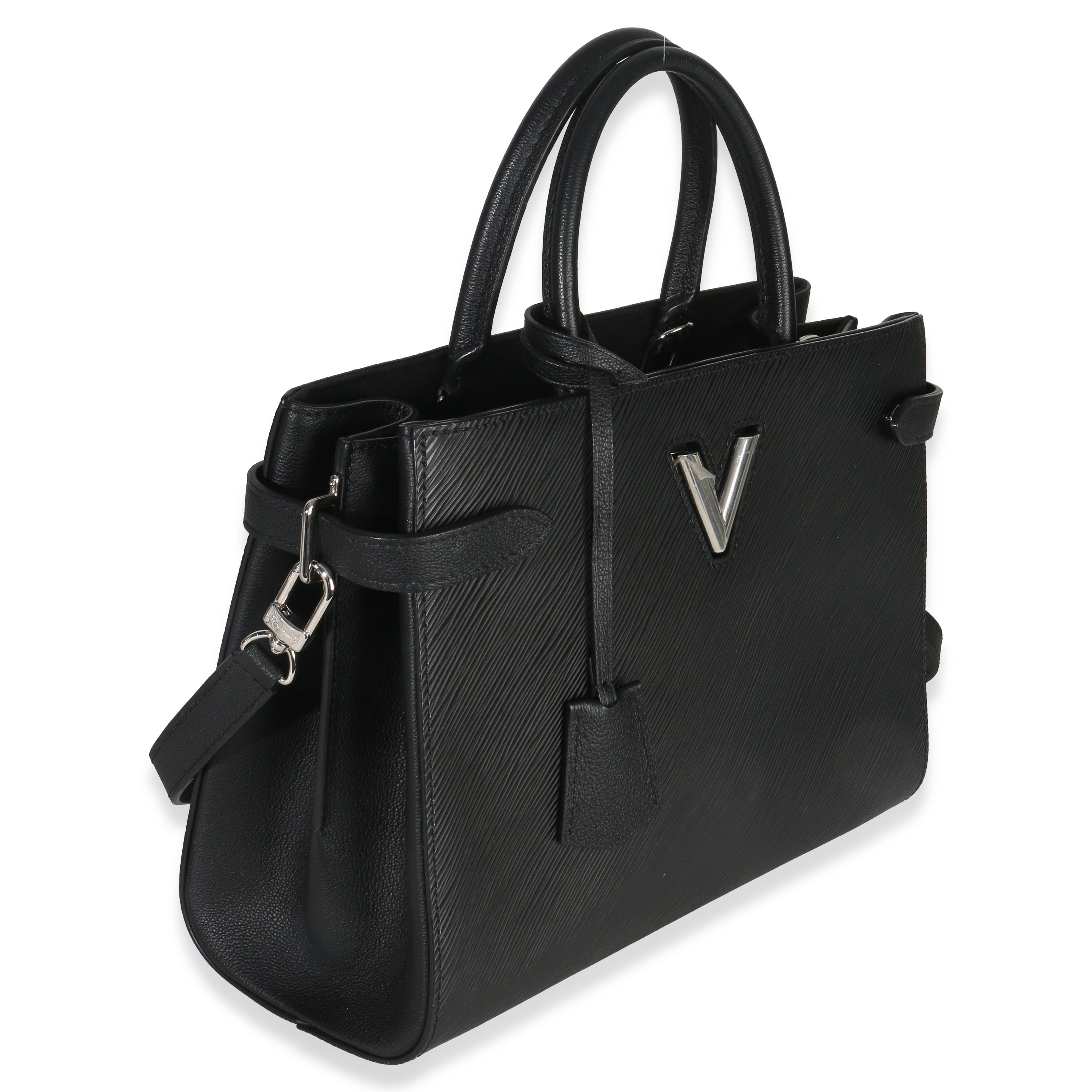 Louis Vuitton Black Epi Twist Tote Handbag pv