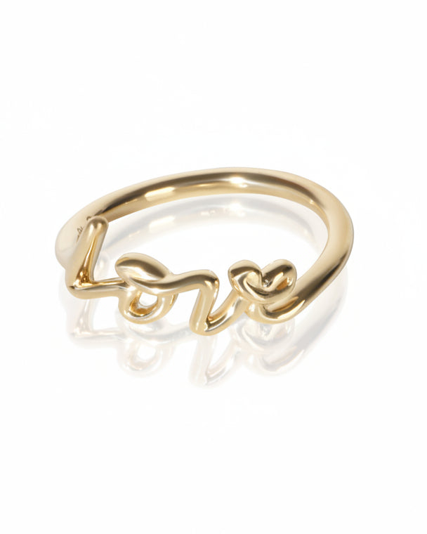 Tiffany & Co. Yellow Gold Paloma Picasso Graffiti Love Ring fv