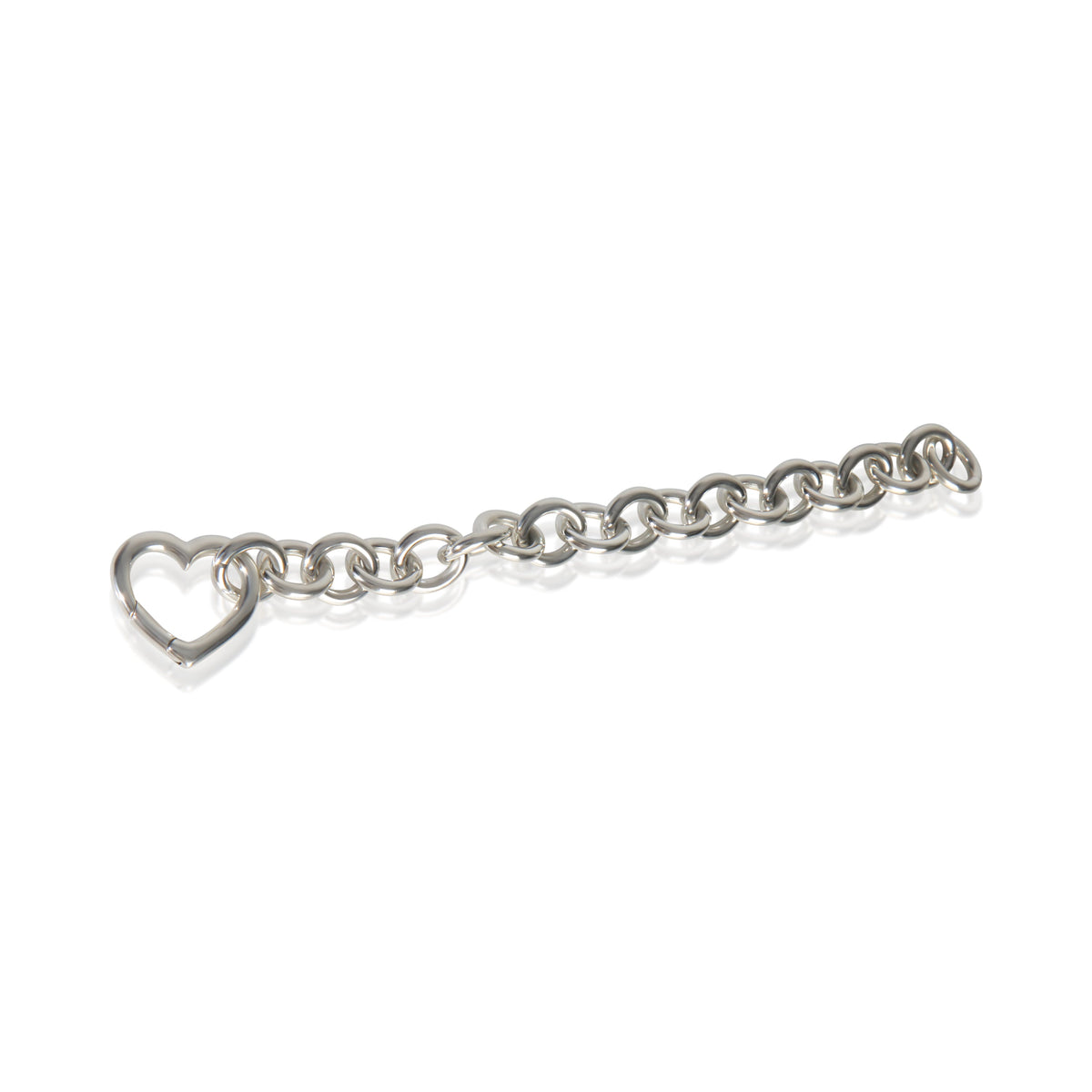 Tiffany & Co. Sterling Silver Heart Clasp Bracelet
