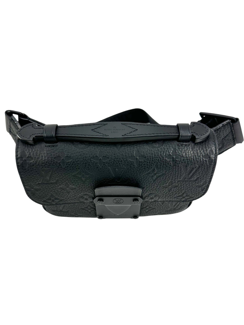 Louis Vuitton Black Empriente Leather S Lock Sling Bag