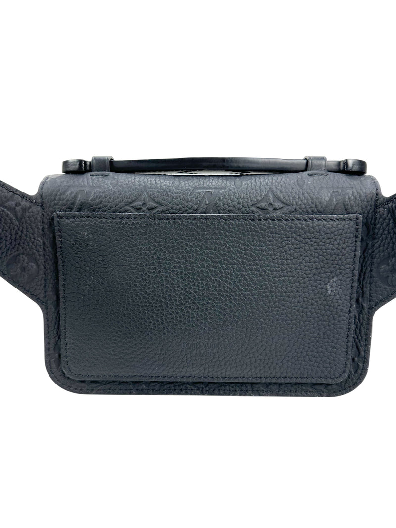 Louis Vuitton Black Empriente Leather S Lock Sling Bag