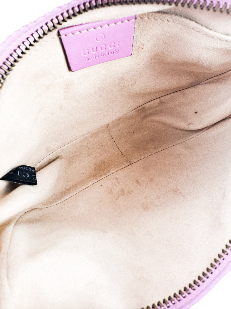 Gucci Candy Mousse Matelasse Leather GG Marmont Chain Shoulder Bag Small