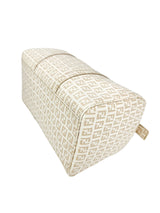 Fendi Beige Coated Canvas Boston Bag