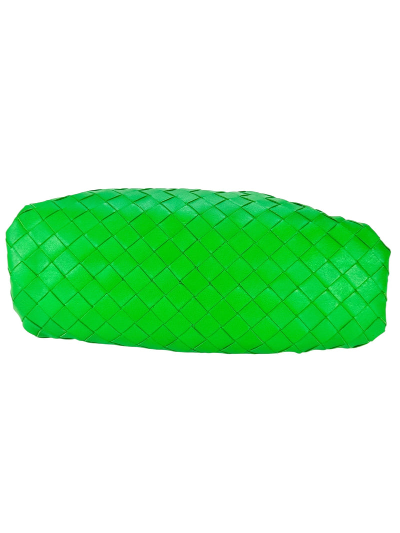 Bottega Veneta Parakeet Leather The Pouch Teen