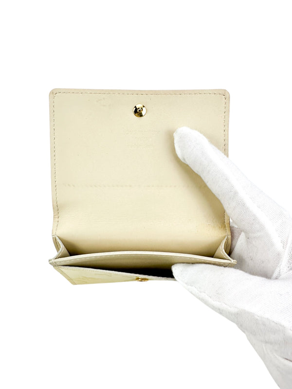 Louis Vuitton Vernis Monogram Noisette Envelope Carte de Visite