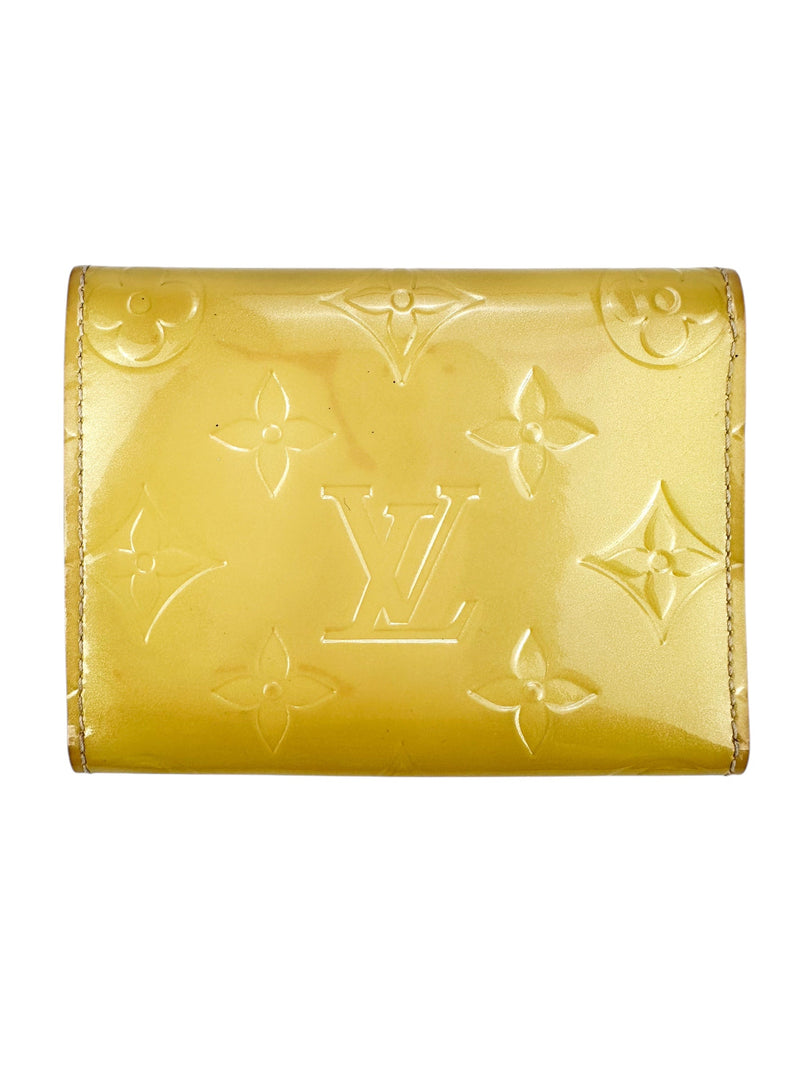 Louis Vuitton Vernis Monogram Noisette Envelope Carte de Visite