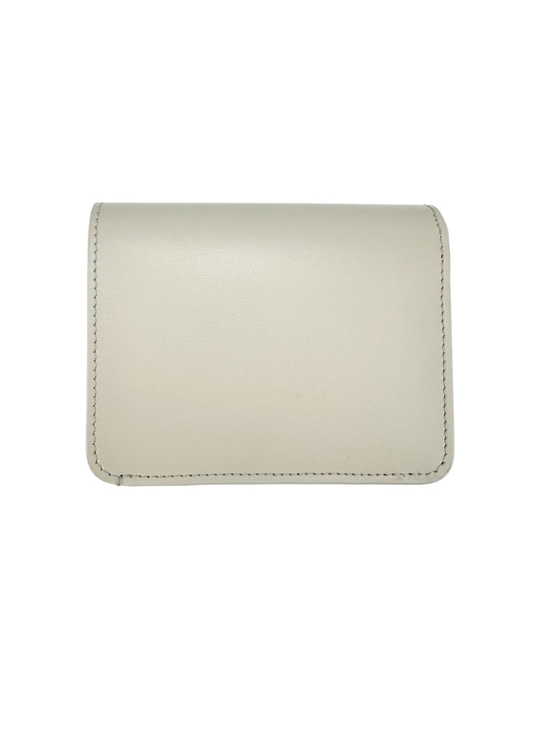 Celine Light Stone Calfskin Triomphe Wallet