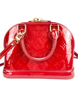 Louis Vuitton Pomme D'amour Vernis Leather Alma BB