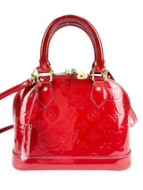 Louis Vuitton Pomme D'amour Vernis Leather Alma BB