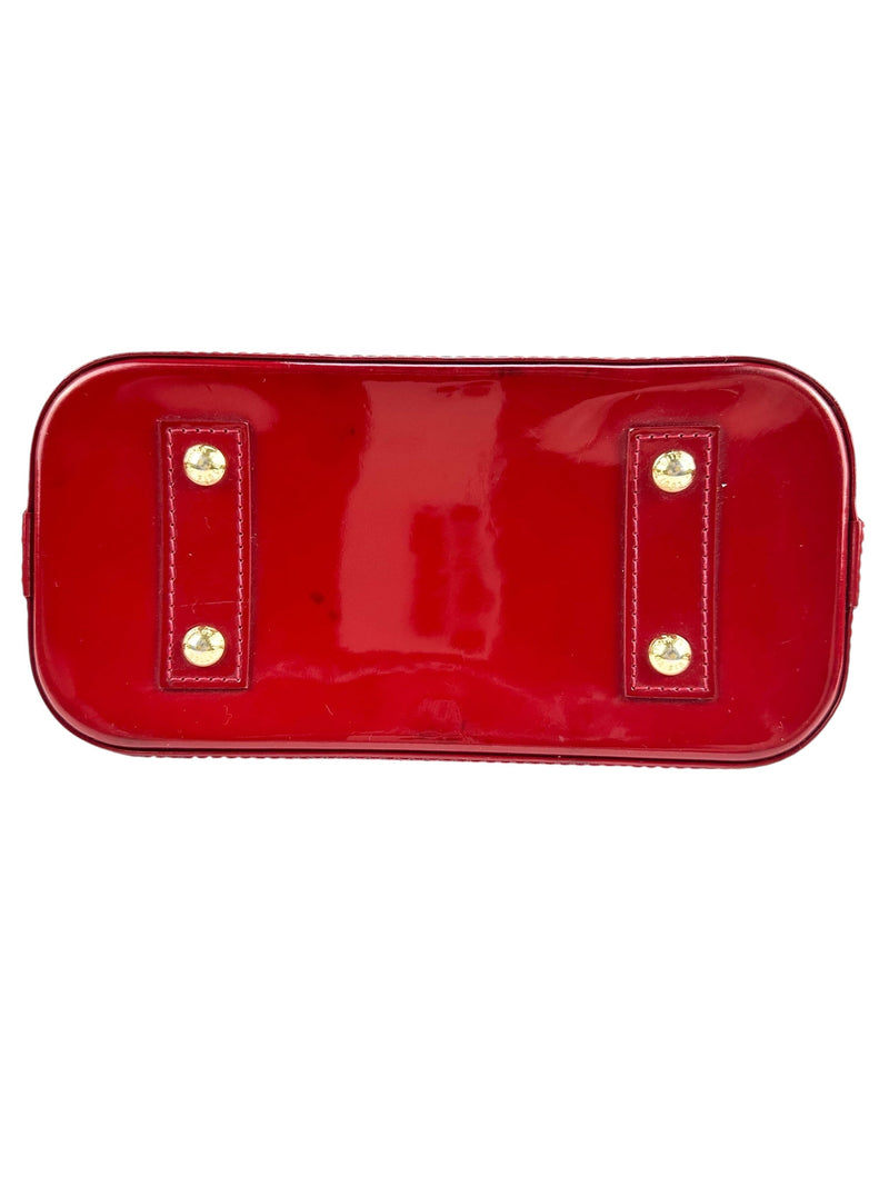 Louis Vuitton Pomme D'amour Vernis Leather Alma BB