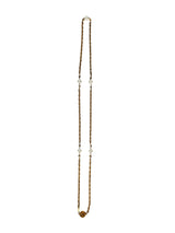 Chanel Gold tone Faux Pearl Long Necklace