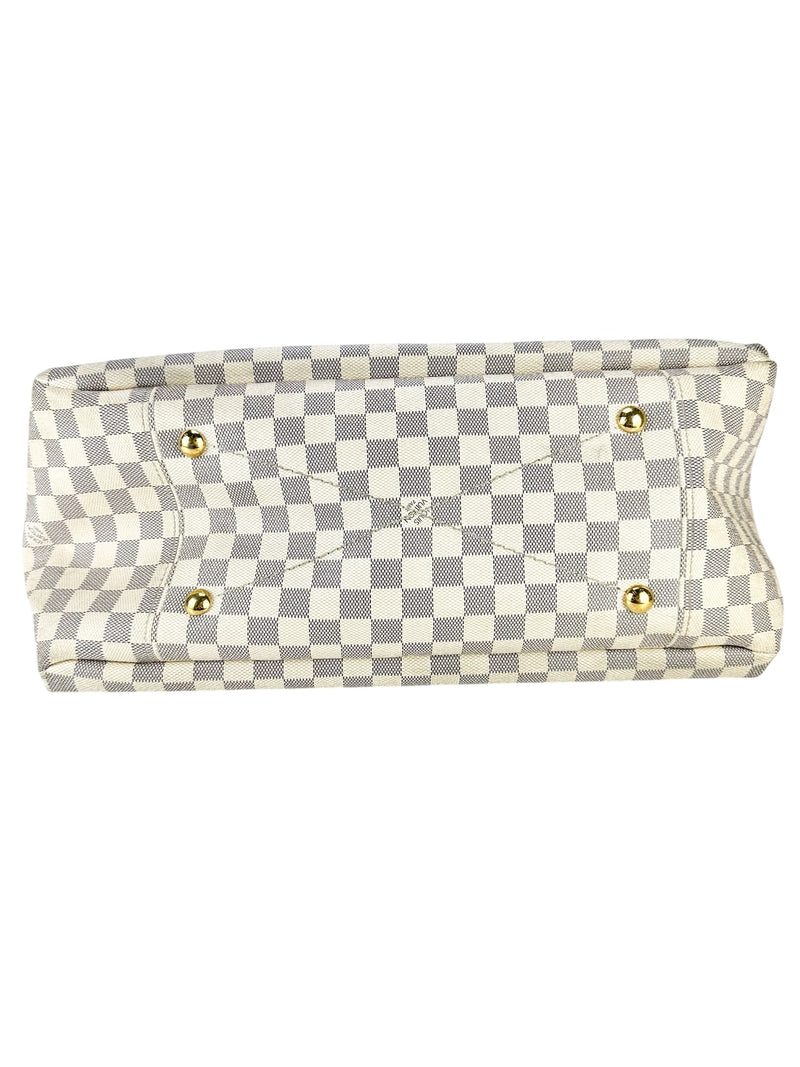 Louis Vuitton Damier Azur Coated Canvas Artsy Tote MM