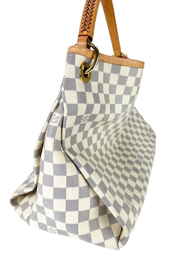 Louis Vuitton Damier Azur Coated Canvas Artsy Tote MM