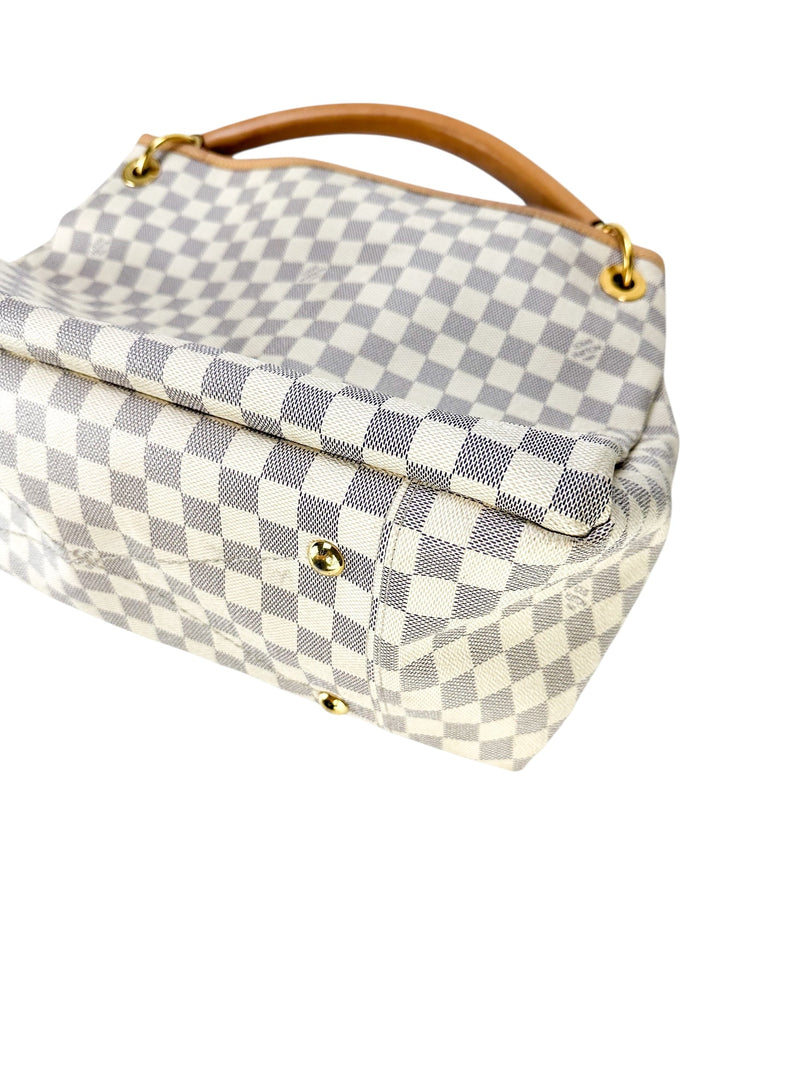 Louis Vuitton Damier Azur Coated Canvas Artsy Tote MM