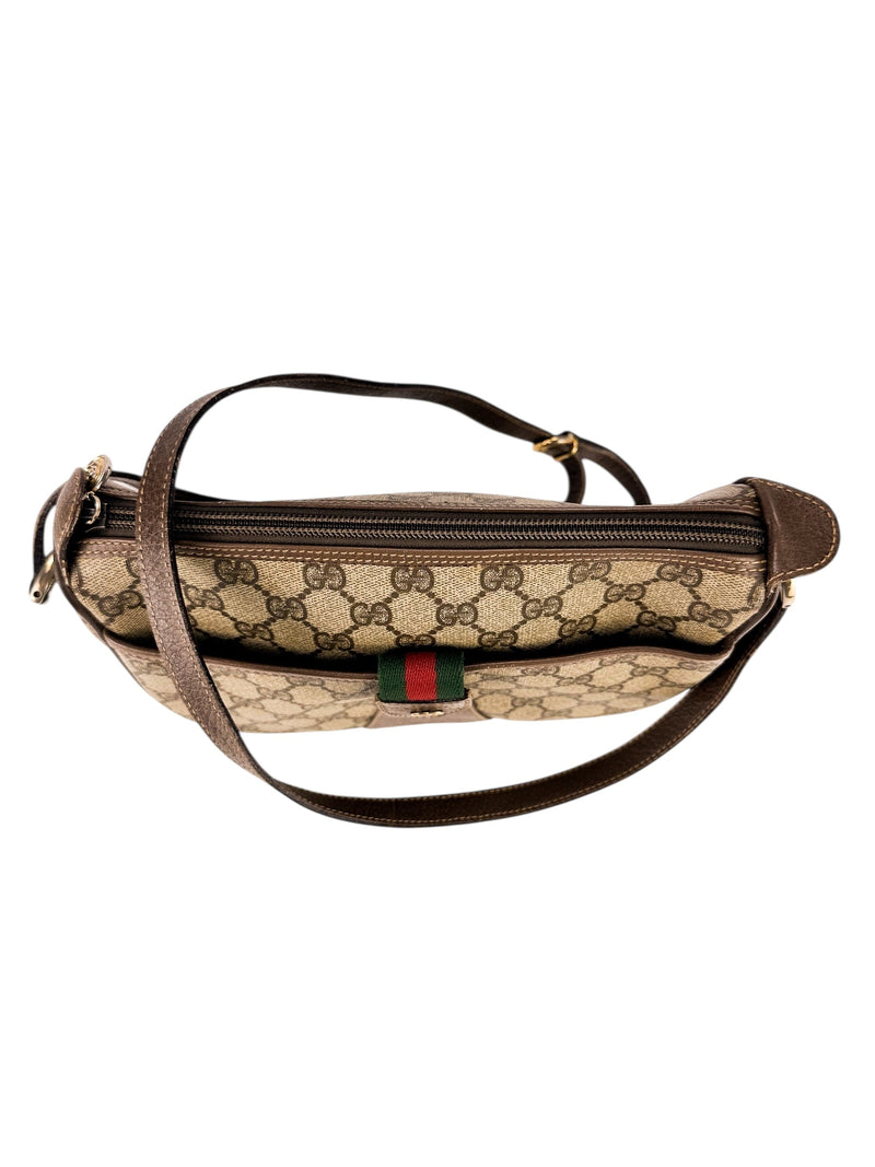 Gucci Beige Supreme Coated Canvas Sherry Line GG Shoulder Bag
