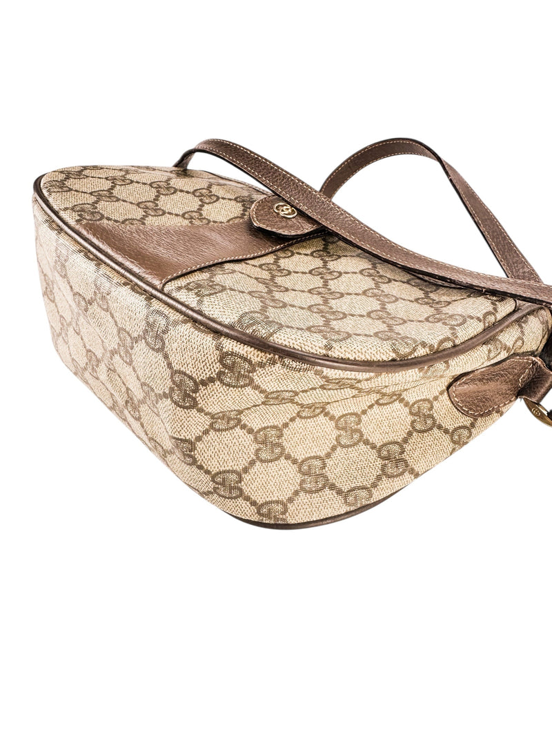 Gucci Beige Supreme Coated Canvas Sherry Line GG Shoulder Bag