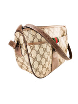 Gucci Beige Supreme Coated Canvas Sherry Line GG Shoulder Bag