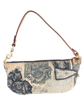 Louis Vuitton Blue Denim Pouchy Patchwork Shoulder Bag